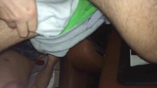 Suck and swallow stranger's cum in his car