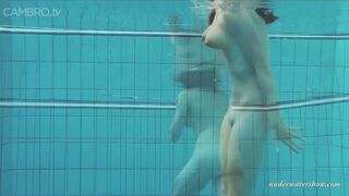 Piyavka Chehova - stripping an swimming under water