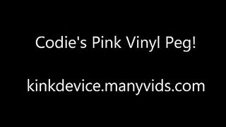 KinkDevice - Codies Pink Vinyl Peg