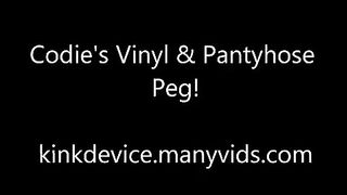 KinkDevice - Codies Vinyl Amp Pantyhose Peg