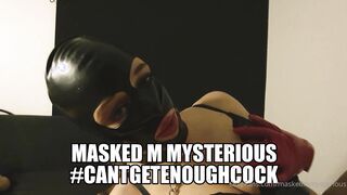 maskedmmysterious can t get enough of cocksucking deepthroat masked gloves latex oil balls xxx onlyfans porn video
