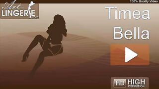 Timea Bella - ArtLingerie - Pink Lingerie, Black Heels