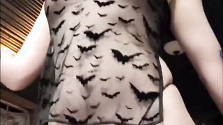 notsoftforwork your trans gf w/ parental problems shows you her creepy new lingerie set while she strok xxx onlyfans porn video