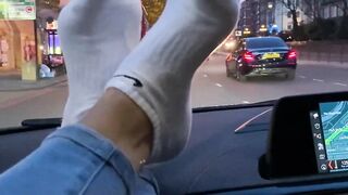 anas socks cruising around london city my socks was very sweaty after a long day xxx onlyfans porn video
