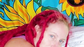 dreadedredqueen no makeup spitting squirting and finger licking my pussy tastes so good xxx onlyfans porn video
