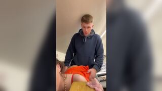 estudiante italiana tetona follada fuerte en culo