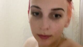 ashleylottsxo four minute video of my bitch ass peeling off the sticker from my tattoo in the shower lol xxx onlyfans porn videos