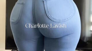 charlottelavish phat ass in super tight blue jeans xxx onlyfans porn videos