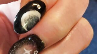 elayna_love new nails so spooky and witchy and omg the little cat sitting on the moon _‍ xxx onlyfans porn videos