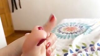 dianacane1 wow my first relaxing video of feet 5 minutes video with purple nails i lov xxx onlyfans porn videos