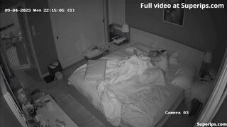 IPCAM – British couple fucks hard in their bed