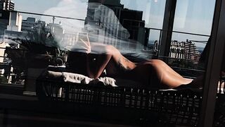 holylovesmolly i was sunbathing naked on my roof and accidentally got wet asf tip to fund my da xxx onlyfans porn videos