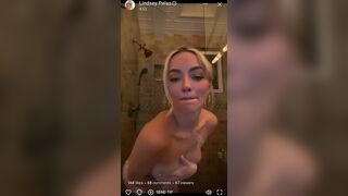 Lindsey Pelas Naked Shower Whipped Cream Video Leaked