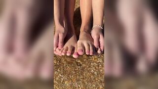 Natalie Roush Feet Tease On Beach PPV Video Leaked