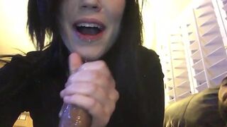 Unexpected & Unwanted Cum in mouth for Asian gf