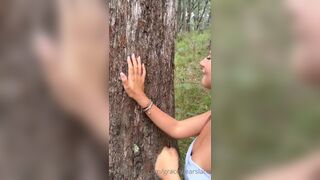 Gracewearslace Nude Forest Blowjob Sex Tape Video Leaked
