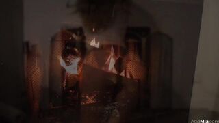 Mia Melano Nude Sloppy Blowjob Fireplace Video Leaked