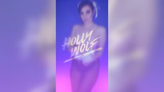 Holly Wolf Chun Li Cosplay Topless Video Leaked