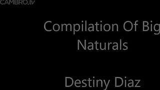 destinydiaz - compilation of big naturals