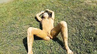 my_wife_sexydreams mud therapy at _volcanic lake # mud like a new fetish video