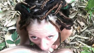 jenny young sex & blowjob w/ exxxtra small teen in the jungle video