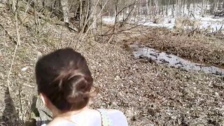 thelazycouple russian amateur teen outdoor blowjob video