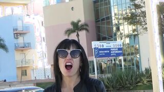 cindyangel brunette cindy masturbates in the public street video