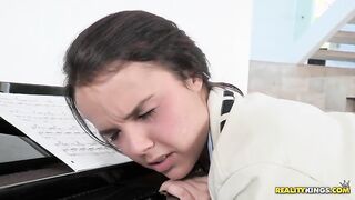 Sexygame X and er Corvus and Dillion Harper Piano trainer fucking hardher student