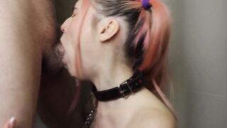 sanora i put a cutie on a chain & ordered to suck a dick video