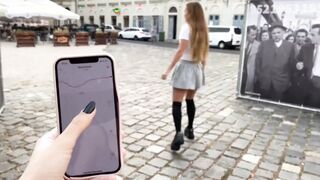 maryrocksvr lovense lush control of my stepsister in public place! people catch us on the street!!! video