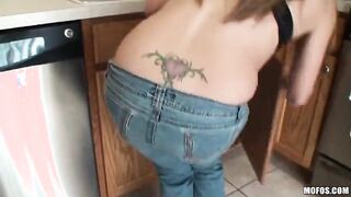 Renna Ryann talking dirty and removingbra and showing nipples