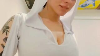 Cinnannoe Nude Boobs Ass tease Porn Video