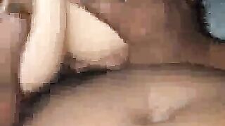Housewife lets big black dick fuck her then swallows