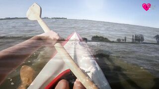 katrina van adult game in the water, kayaking, waves, sunbathing & blowjob video