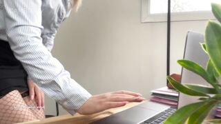 Marine rossi - naughty secretary masturbates for her boss on webcam cambro porn