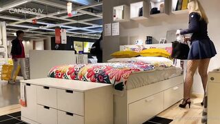 Iviroses flashes herself in Ikea store
