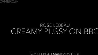 Rose Lebeau - creamy pussy on BBC