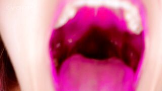 Sofie skye- pink mouth throat close up cambro tv xxx