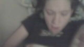 Premature ejaculation right in the nanny's pussy
