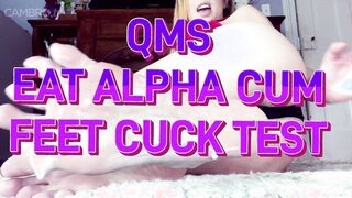 QueenMotherSoles - Eat Alpha Cum Feet Cuck Test
