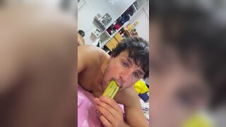 Dany gay slut banana anal deepthroat
