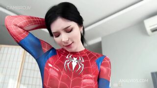 Spider-Woman Gets Her Ass Filled With Cum SweetieFox