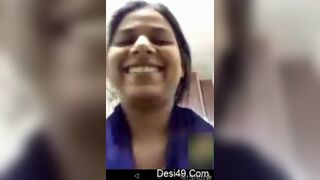Hot Indian girl sexy strip on video call
