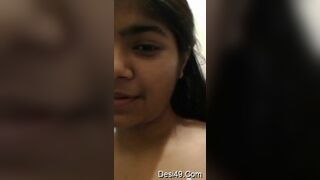 Sexy falak showing her boobs on video call 2