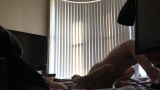 Young busty Asian wants to suck cock and have sex first