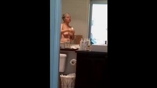 Granny Slut Exposing Herself