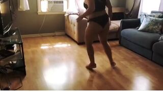 dancing and working out