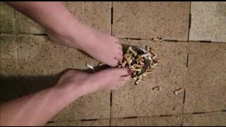 Young Teen Amateur Smoking Foot Torture Ashtray