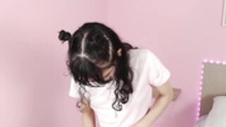 Little_Effy18 Kawaii Dance Pink Tail Butt Plug Squirt