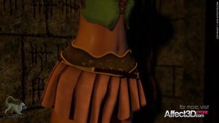 Busty big tits elves having crazy sex in a 3d animation
